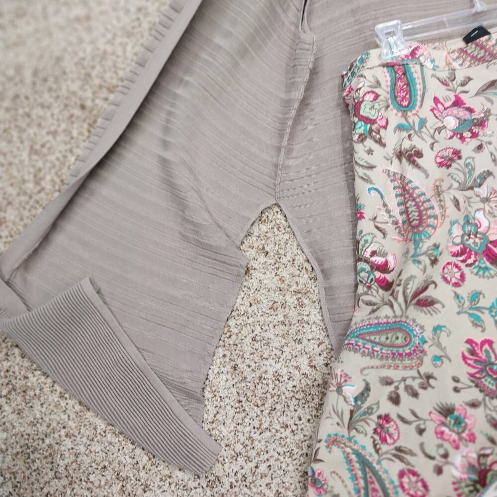 3118 Size 1X Mara Wynne Sweater Vest and Matching 18W East 5th Skirt - Picture 7 of 13